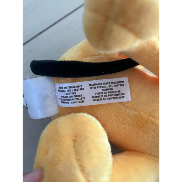 Disney Store Pluto Plush Stuffed Animal Mickey’s Dog Green Collar Sitting - Picture 5 of 8